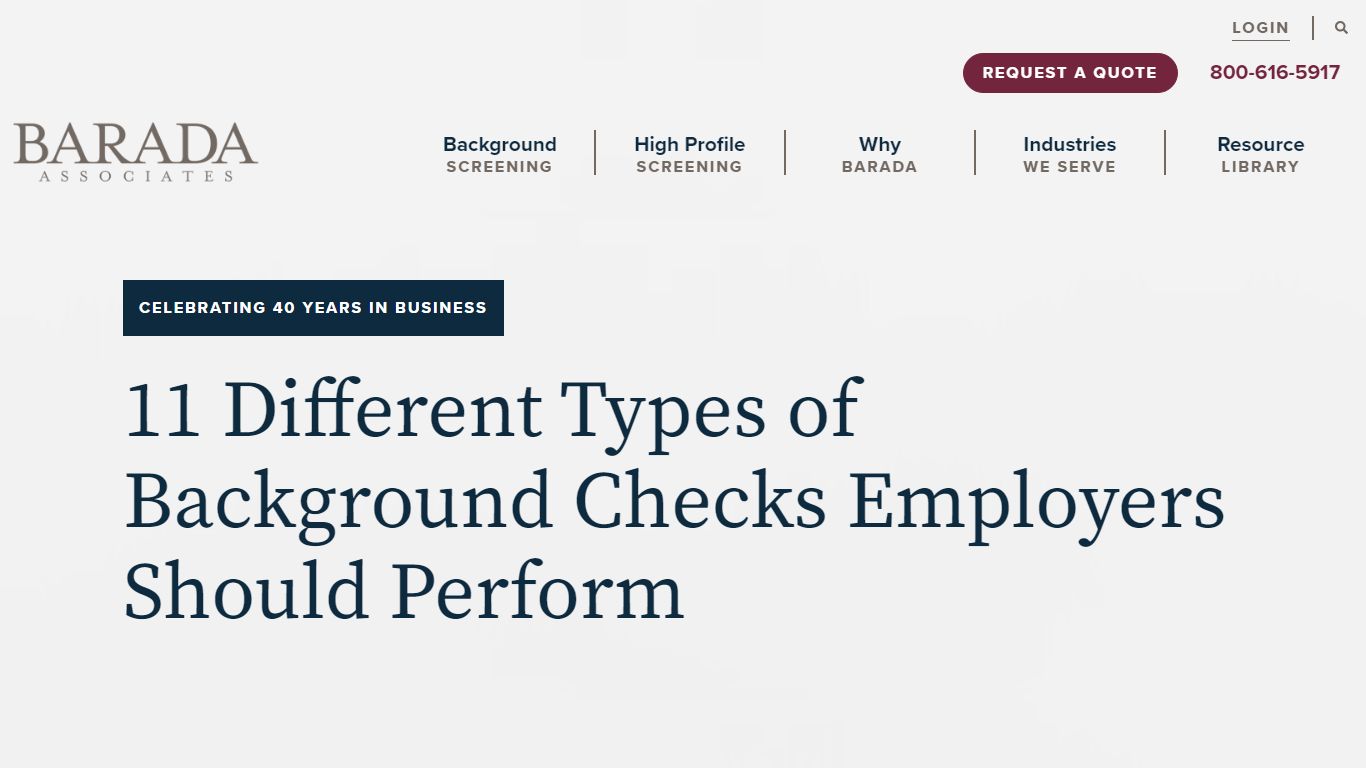 11 Different Types of Background Checks Employers Should Perform